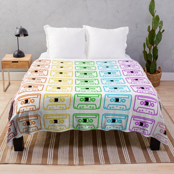 Item preview, 80s cassette tape pattern designed and sold by ekpatterns.