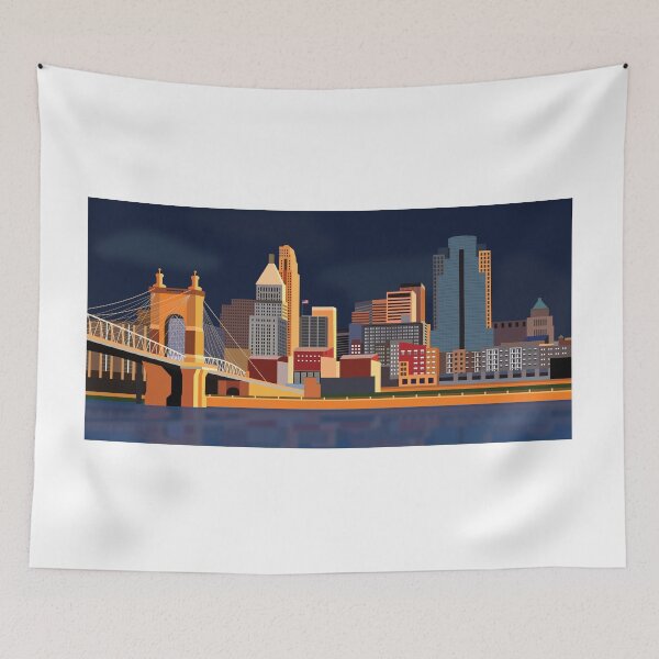 Item preview, Cincinnati Skyline designed and sold by Avery Brown Design.