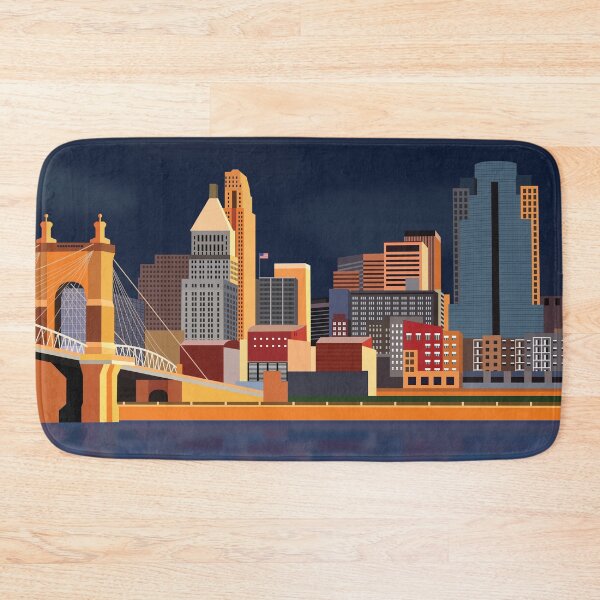 Item preview, Cincinnati Skyline designed and sold by Avery Brown Design.