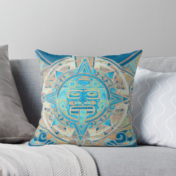 Item preview, Blue Aztec Sun designed and sold by Omar  Mejia.
