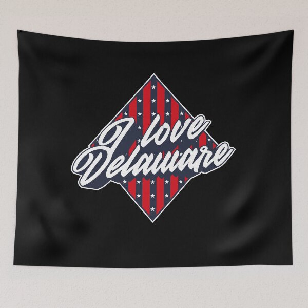 Item preview, American National Flag I Love Delaware - Patriotic Souvenir designed and sold by BlueRockDesigns.