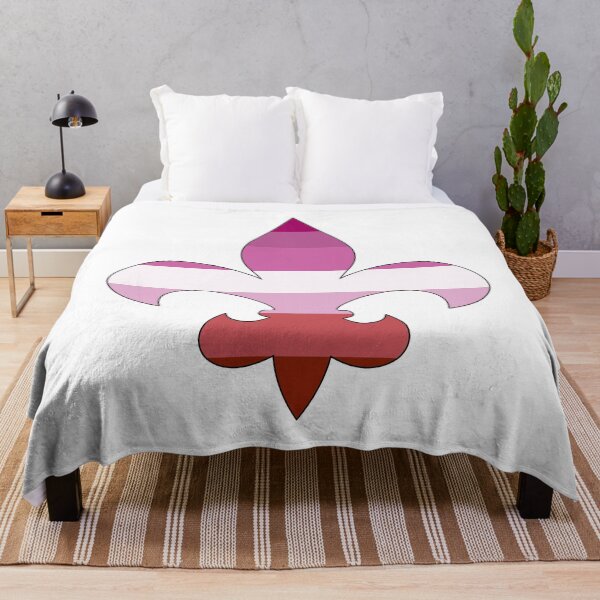 Item preview, Fleur De Lis Lesbian Pride! designed and sold by Sun Dog Montana.