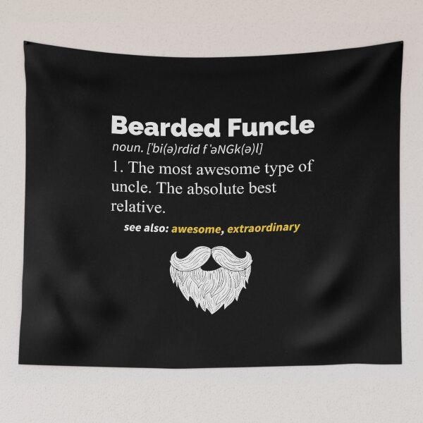 Item preview, Bearded Funcle Uncle designed and sold by designeclipse.