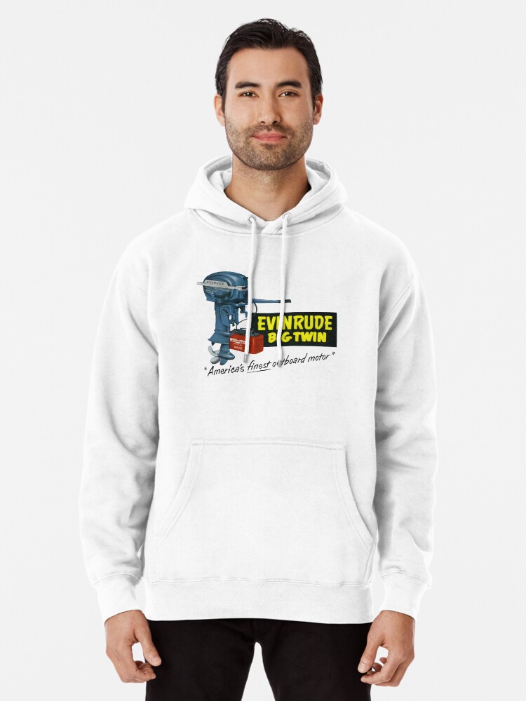 Vintage Evinrude Boats and Outboards Pullover Hoodie