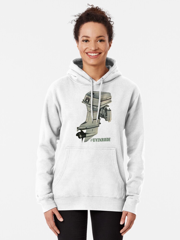 Vintage Evinrude Boats and Outboards Pullover Hoodie