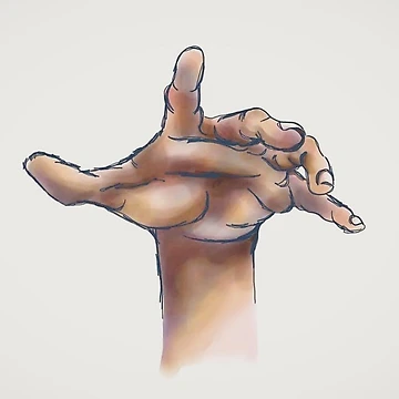 Artwork thumbnail, Hand by Raedono