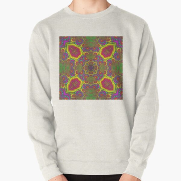 Op art - art movement, short for optical art, is a style of visual art that uses optical illusions Pullover Sweatshirt