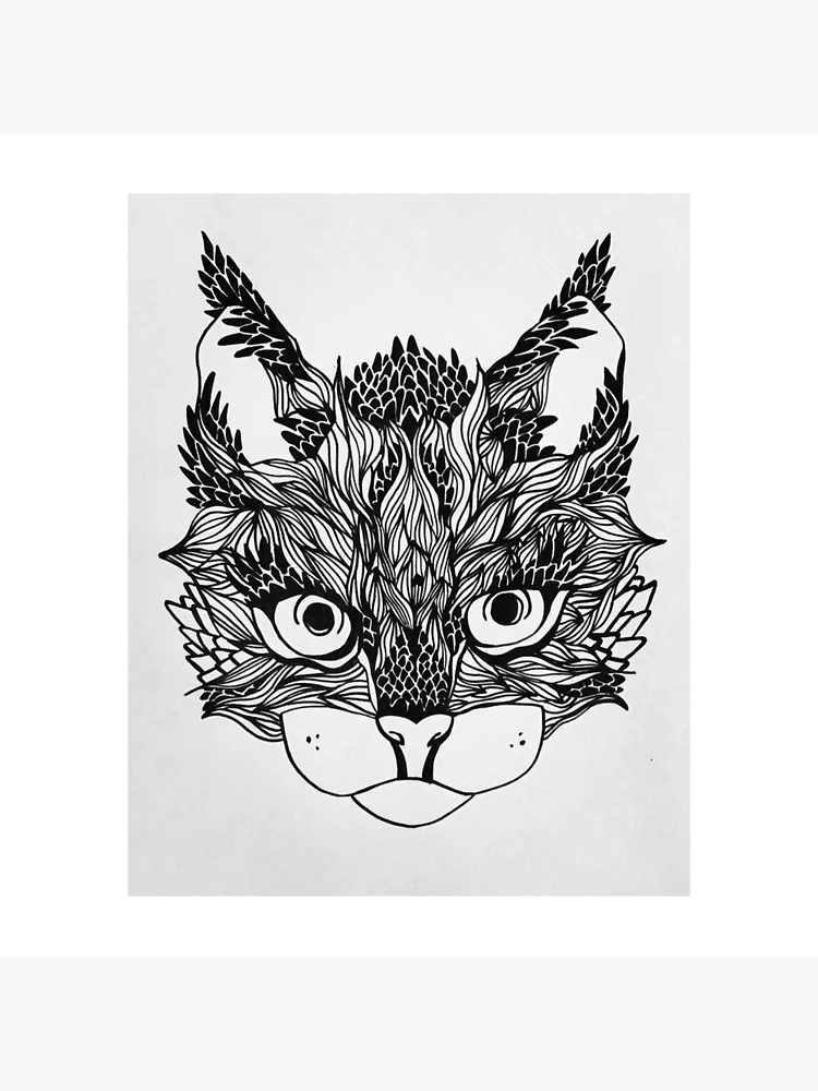 Thumbnail 4 of 4, Pillow, Cat designed and sold by Raedono.