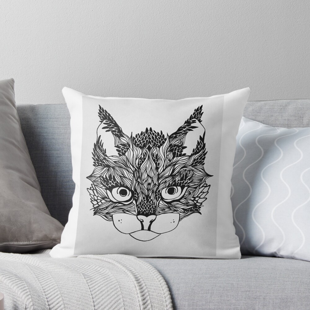 Item preview, Throw Pillow designed and sold by Raedono.