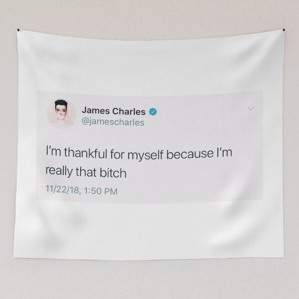 Item preview, James Charles Tweet designed and sold by ally7899.