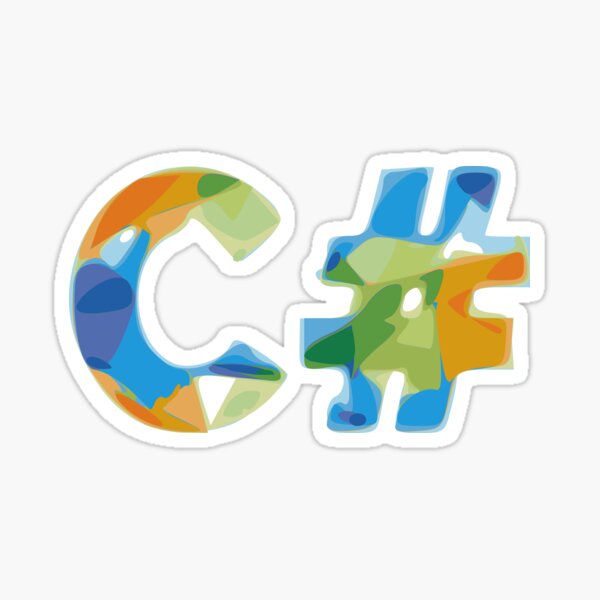 C# Programming Language Framework for Coders and Tech Experts Expert Programmer Sticker