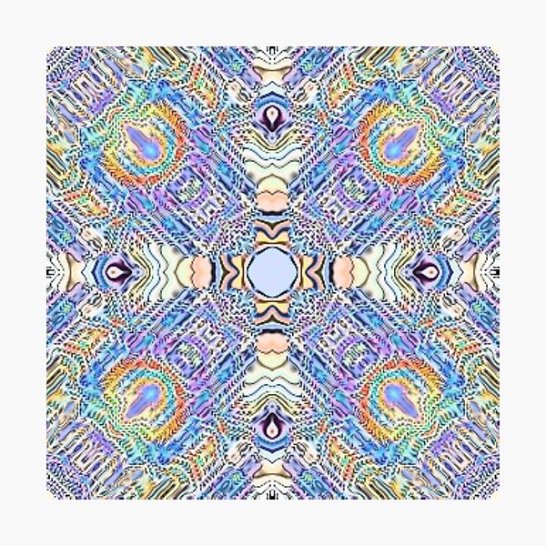 Motif Op art - art movement, short for optical art, is a style of visual art that uses optical illusions Photographic Print