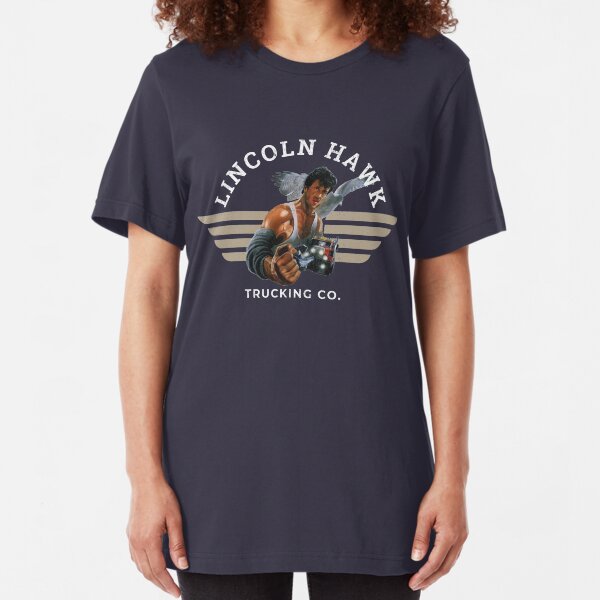 Lincoln Hawk Trucking Company Slim Fit T-Shirt