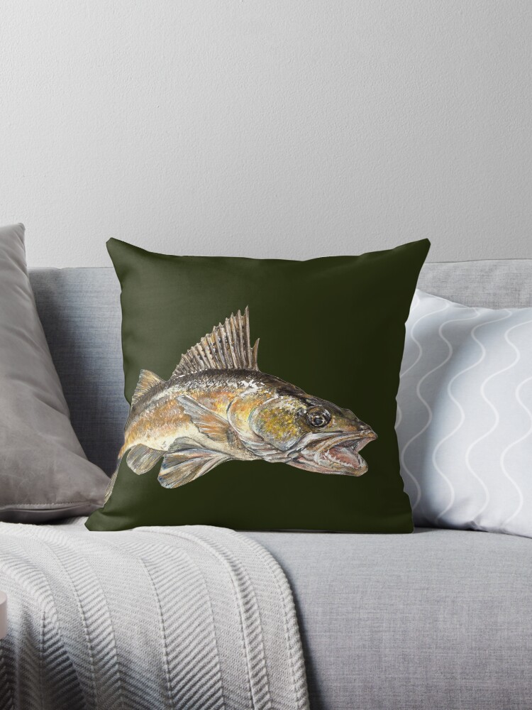 Walleye pillow cheap