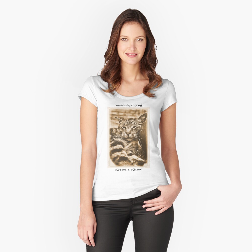 Item preview, Fitted Scoop T-Shirt designed and sold by pauleden.