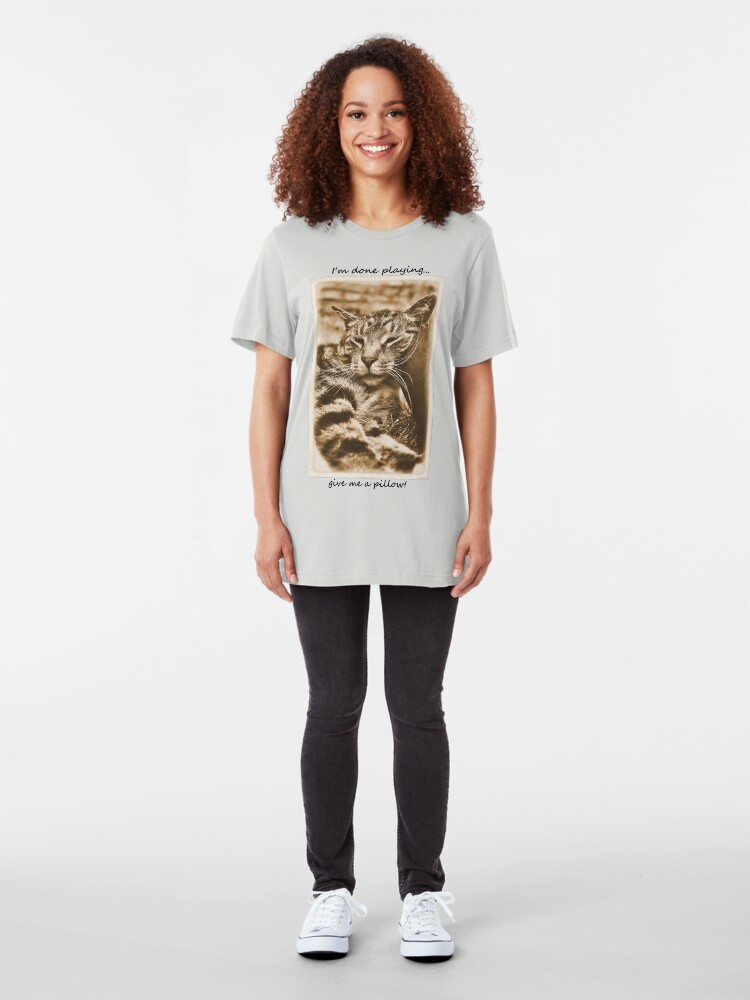 Alternate view of I Kneed a Pillow Slim Fit T-Shirt