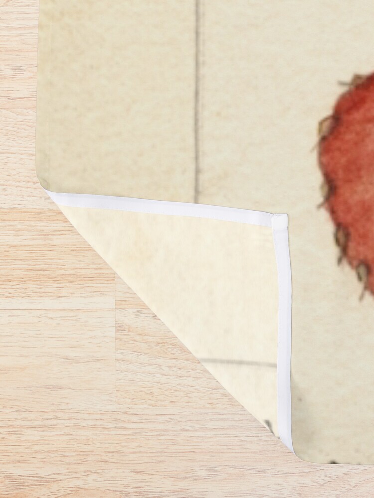 Alternate view of Vintage Strawberries Shower Curtain