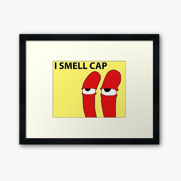 I Smell Cap Mr Krabs Meme Sticker for Sale by Jake-The-Artist