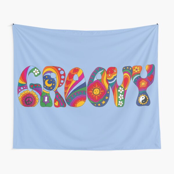 Psychedelic Groovy Tapestry