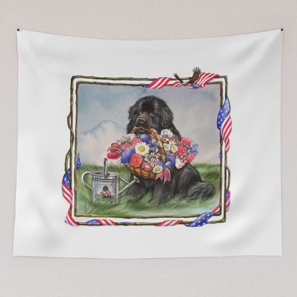 Item preview, 4th of July Newfie designed and sold by Patricia Reeder Eubank.