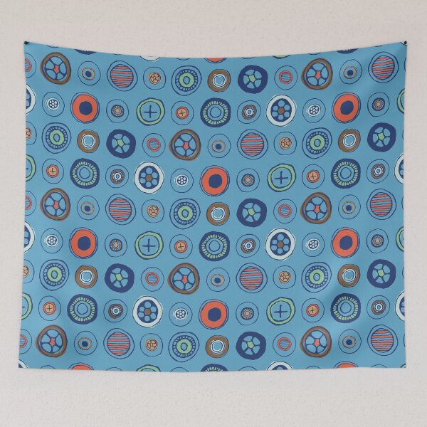 Item preview, Dots in Blue 2 designed and sold by baubrey.