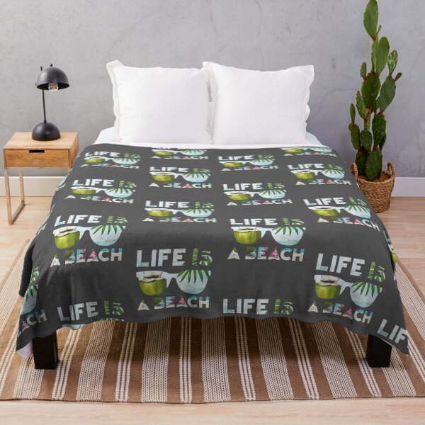 Item preview, Life Is a Beach - Summer Vacation - Funny Teacher product designed and sold by bkfdesigns.