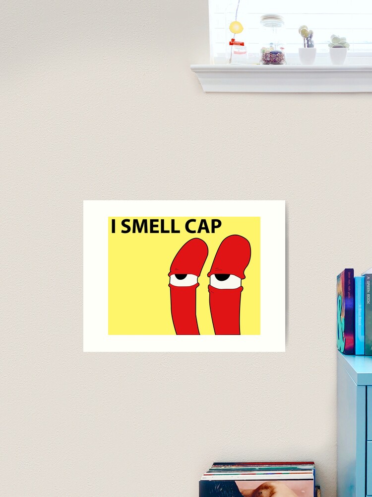 I Smell Cap Mr Krabs Meme Sticker for Sale by Jake-The-Artist