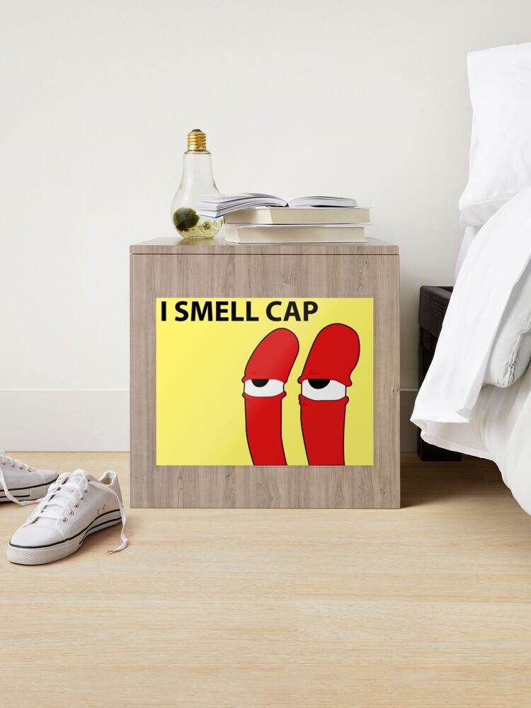 I Smell Cap Mr Krabs Meme Sticker for Sale by Jake-The-Artist