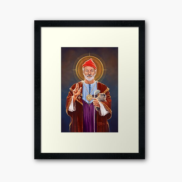 Item preview, Saint Bill of Murray, Bill Murray Saint Original Religious Painting designed and sold by Vincent Carrozza.