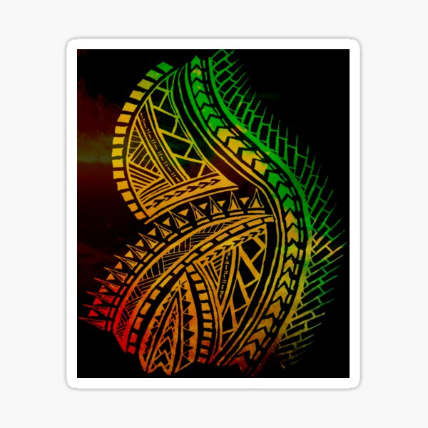Love for Polynesian Tribal Sticker