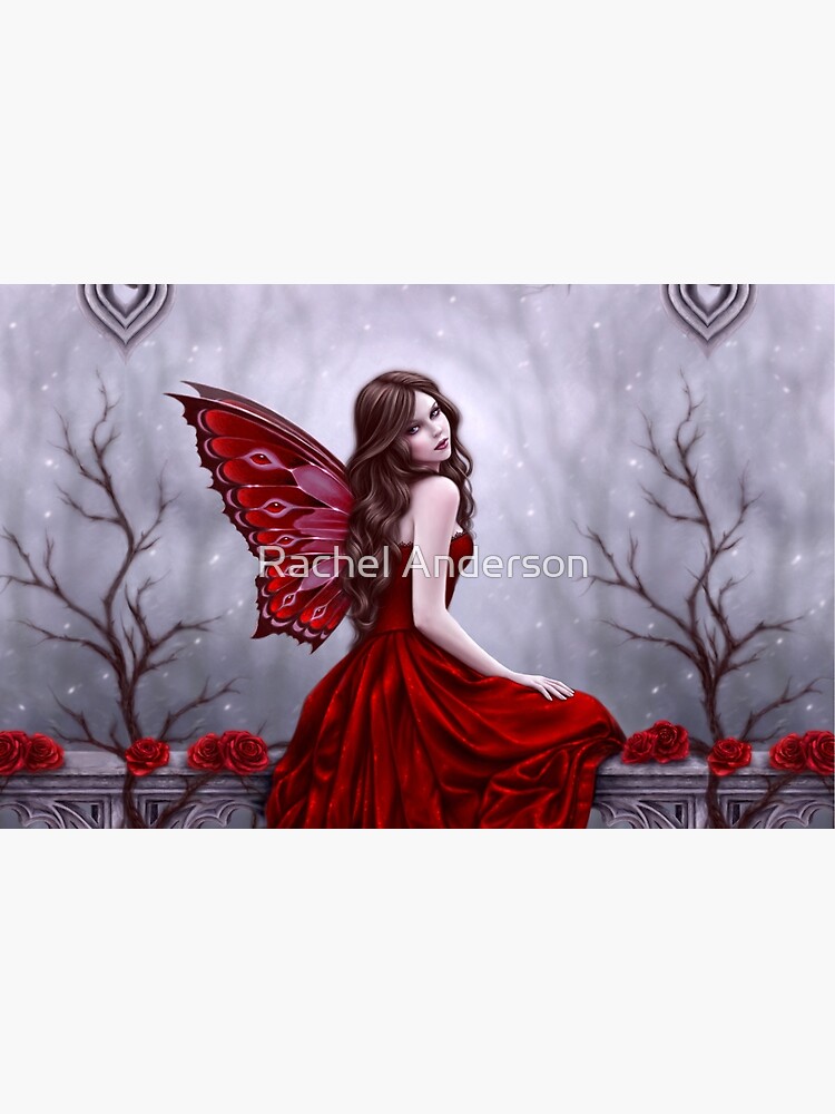 Winter Rose Butterfly Fairy by silverstars