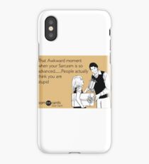 sarcasm iPhone Case/Skin