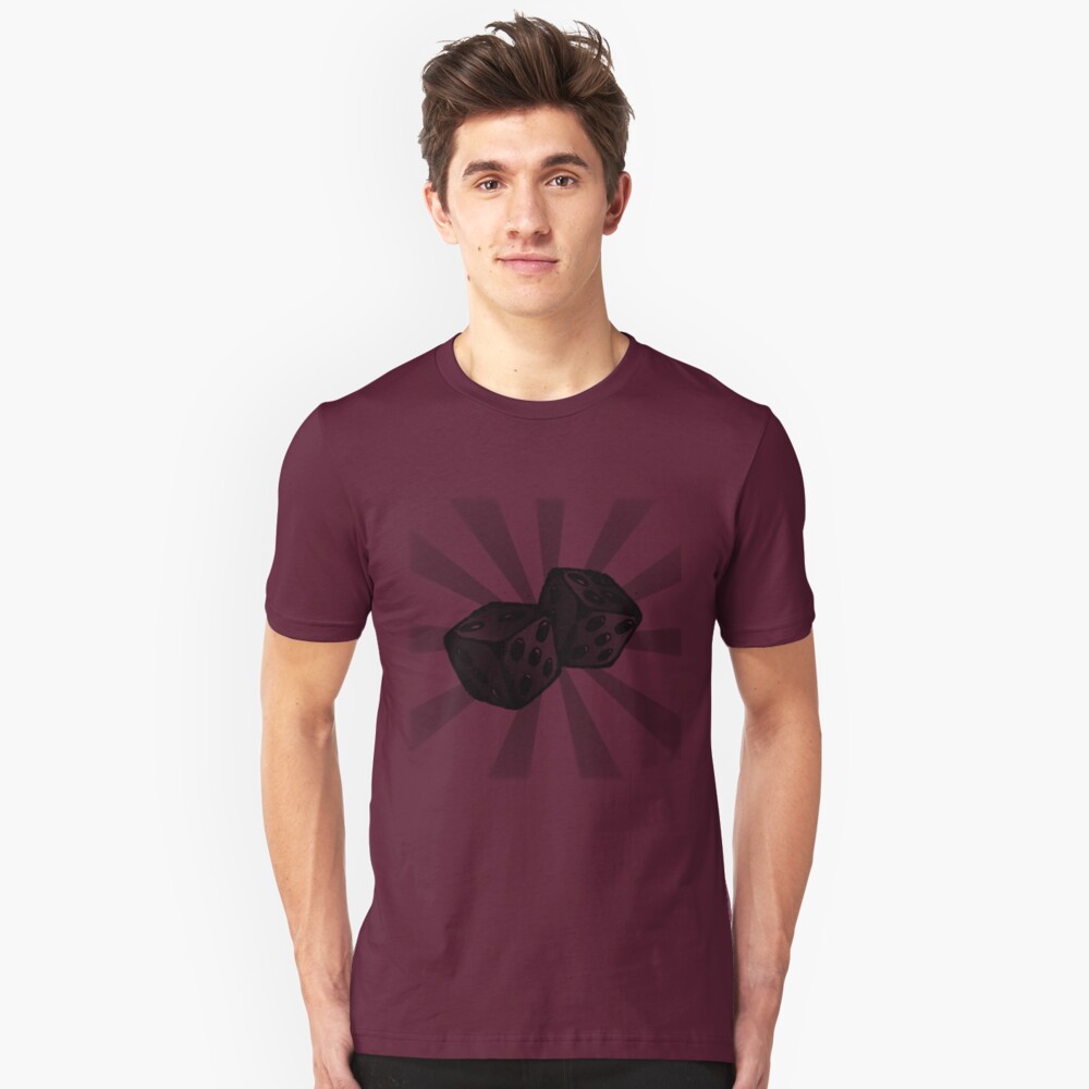 Role the Dice. Slim Fit T-Shirt