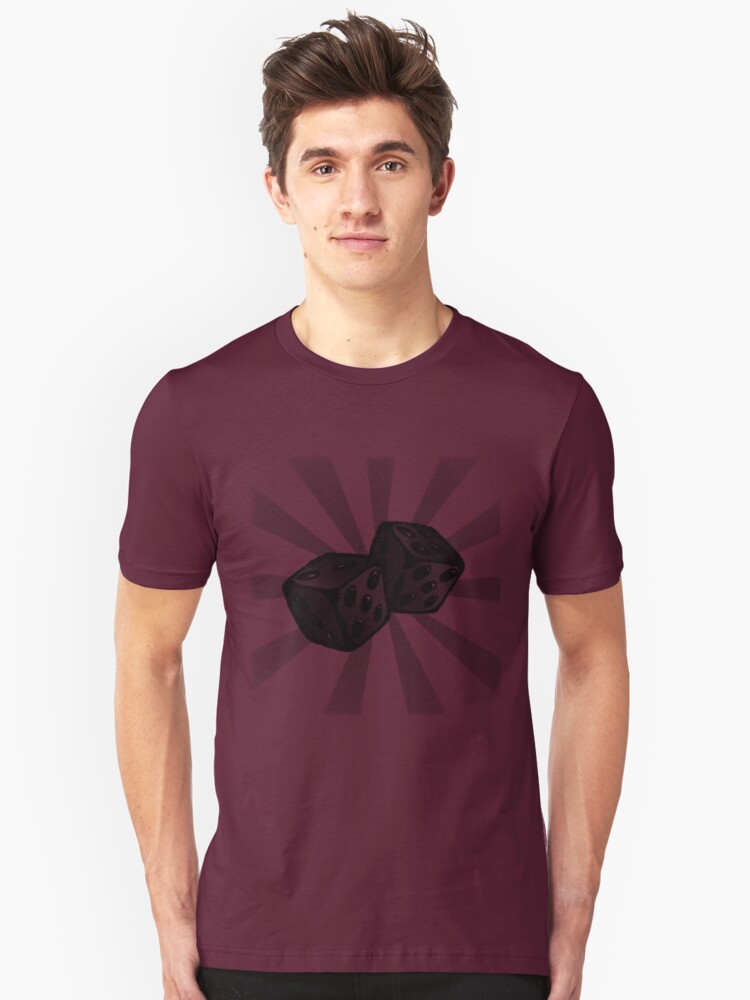 Alternate view of Role the Dice. Slim Fit T-Shirt