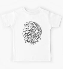 Niedliches Pangolin Geschenk - retten Sie die Pangolins Kinder T-Shirt