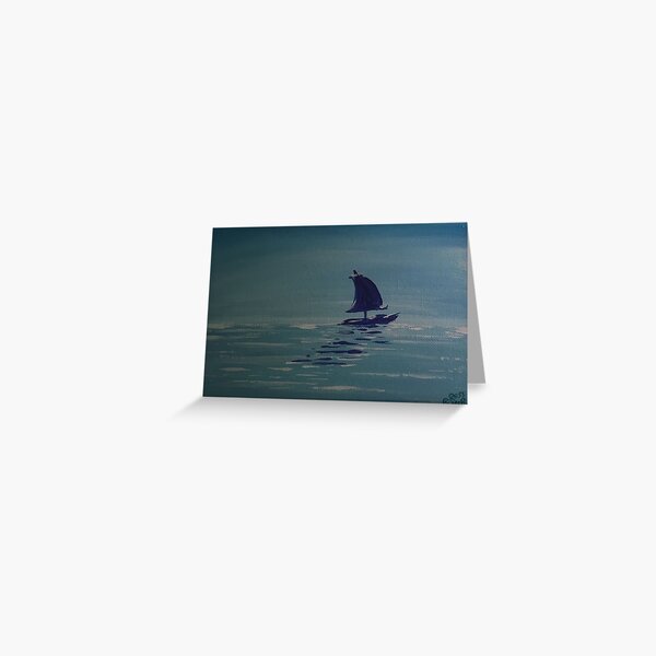 Sailing By Greeting Card