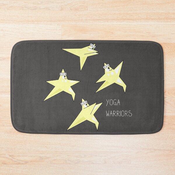 Item preview, Cartoon star character practicing yoga designed and sold by SooperYela.