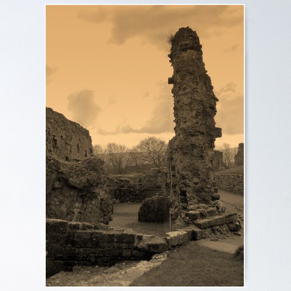 Item preview, Ruins, Denbigh Castle designed and sold by artfulvistas.
