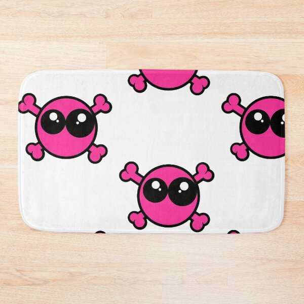 Item preview, Funny pink skull and bones designed and sold by queensoft.