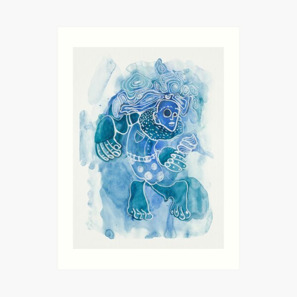 African Doddle Art Print