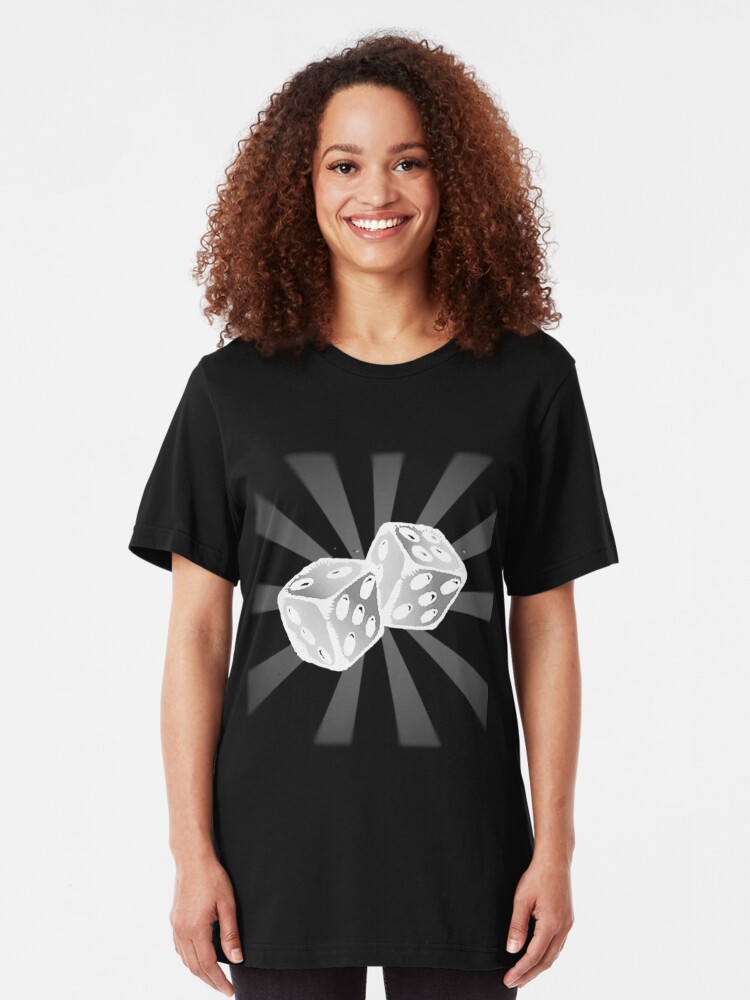 Alternate view of Role the Dice II. Slim Fit T-Shirt
