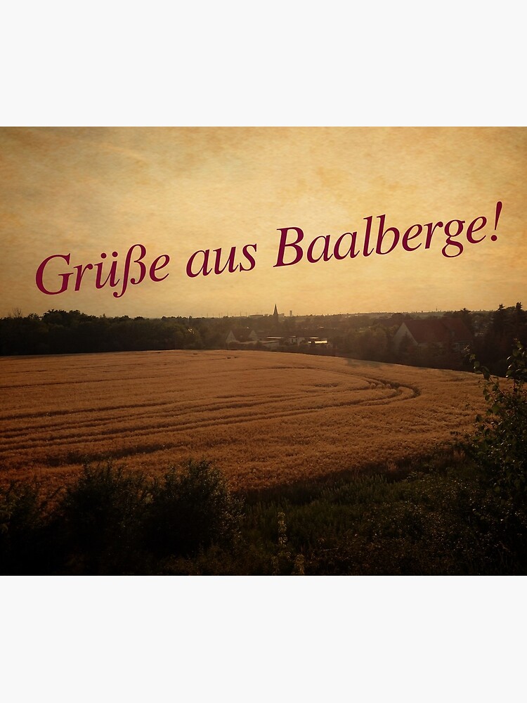 Grüße aus Baalberge, Retro von Gourmetkater