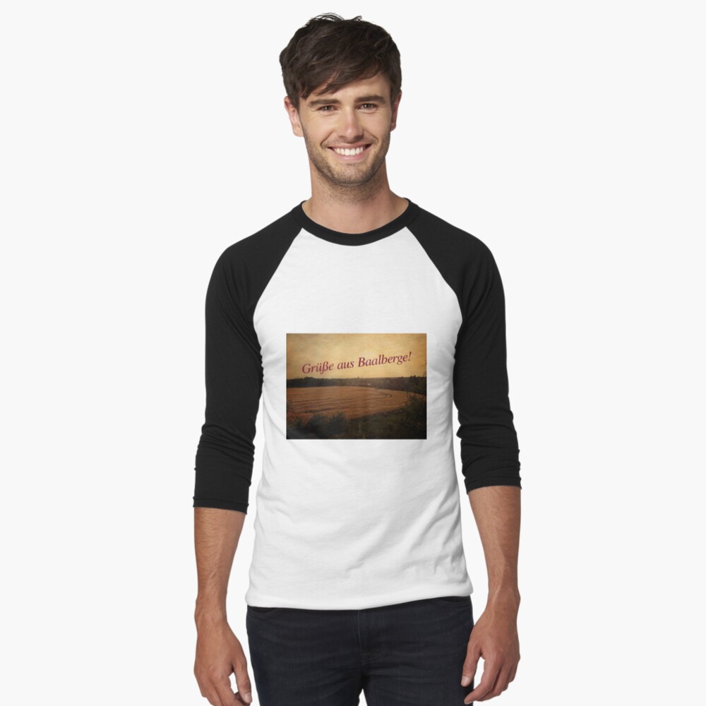 Artikel-Vorschau von Baseballshirt mit 3/4-Arm, designt und verkauft von Gourmetkater.