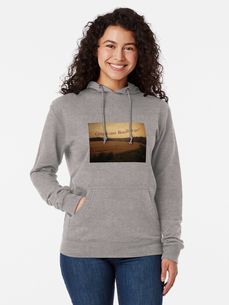 Alternative Ansicht von Grüße aus Baalberge, Retro Leichter Hoodie