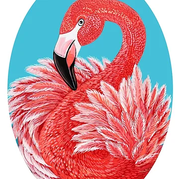 Artwork thumbnail, Pink Flamingo pattern by Ruta