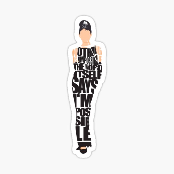 Audrey Hepburn - The Breakfast at Tiffany's Sticker