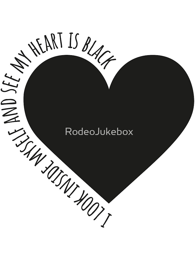 Thumbnail 3 of 3, Scarf, HEART IS BLACK designed and sold by RodeoJukebox.