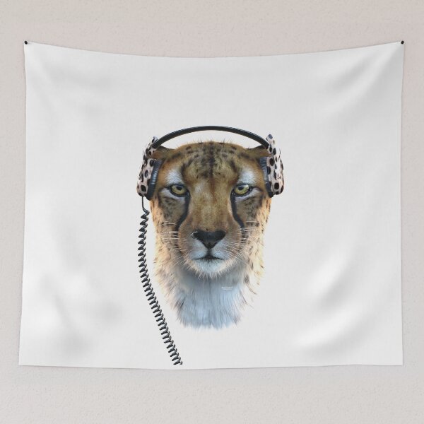 Item preview, Cheetah Headphones designed and sold by DavidPenfound.
