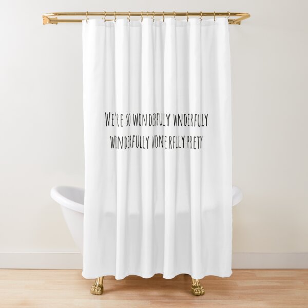 pretty shower curtains