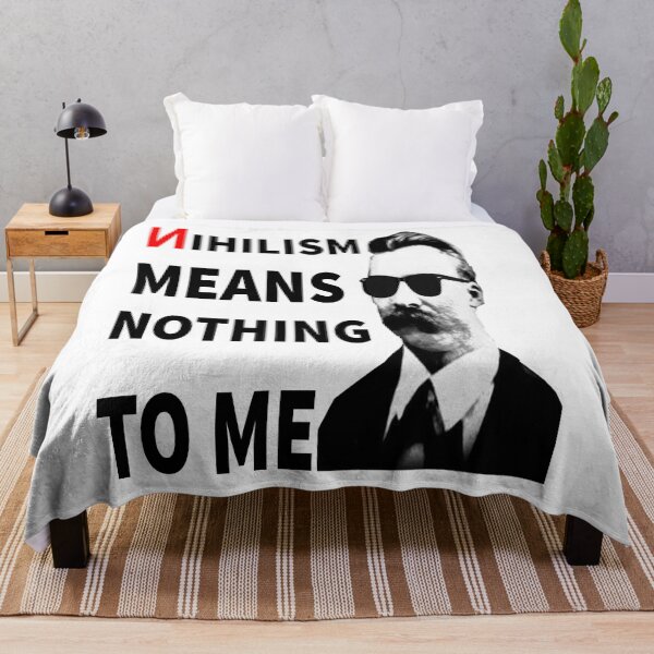 Artikelvorschau, Nihilismus bedeutet nichts für mich - lustige Anti-Nihilismus-Philosophie Nerds Geschenkideen entworfen und verkauft von ASClothDesign.